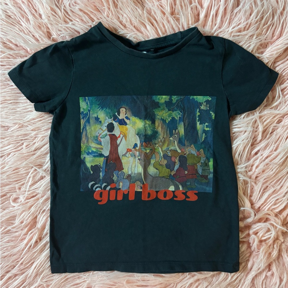 Cotton On Kid’s Girl Boss Snow White Tee, Size 4T, Girls